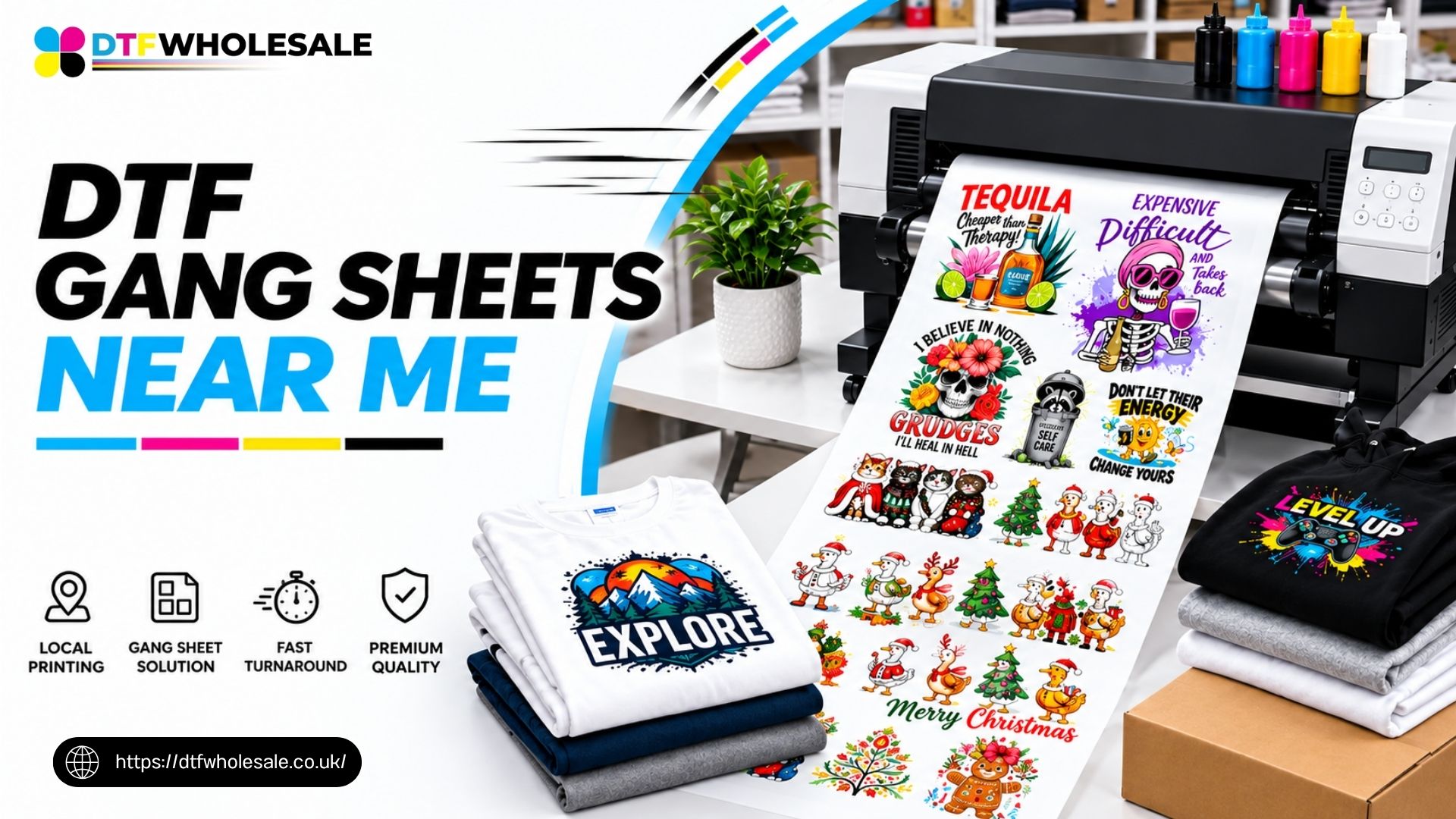 DTF Gang Sheets & Transfer Sheets for Custom Printing